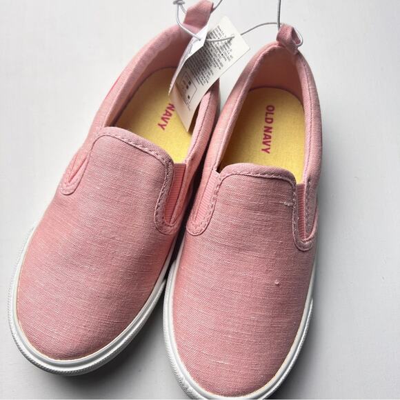 Old Navy Toddler Girls Rainbow Design Slip-On Sneakers Sz 10 - Picture 1 of 9